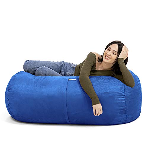 Jaxx Sofa Saxx Bean Bag Lounger, 4-Feet, Blueberry
