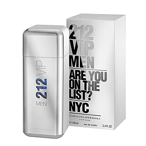 Carolina Herrera 212 Vip Eau De Toilette Spray for Men, 3.4 Ounce