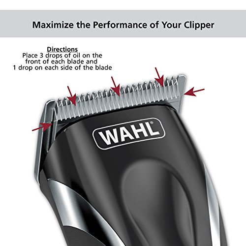 Wahl Premium Hair Clipper Blade Lubricating Oil for Clippers, Trimmers, & Blade Corrosion for Rust Prevention – 4 Fluid Ounces – Model 3310-300