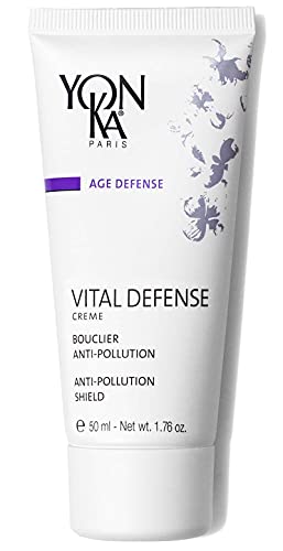 Yon-Ka Vital Defense Day Cream (50ml) Daily Facial Moisturizer and Hydrating Anti-Pollution Creme, Dermatologist Tested Professional Skincare, Paraben-Free
