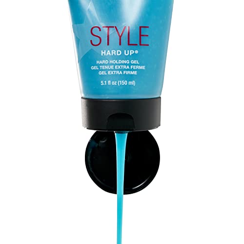 SexyHair Style Hard Up Hard Holding Gel, 5.1 Oz | Extreme Hold | Non-Flaking Formula | All Hair Types