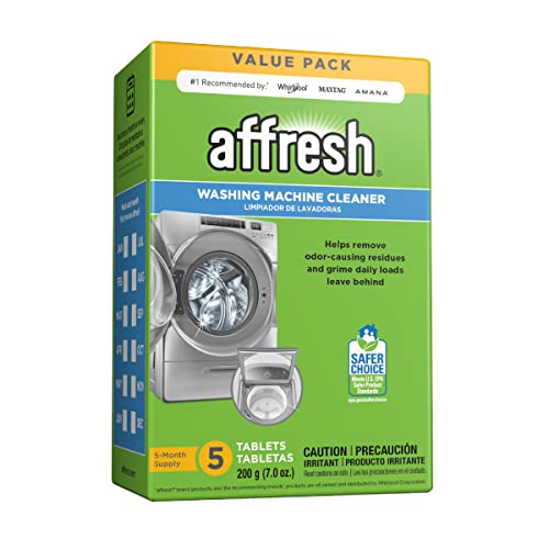 Affresh Washing Machine Cleaner, Cleans Front Load and Top Load Washers, Including HE, 6 Tablets
