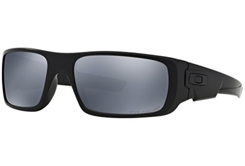Oakley Sunglasses Black Frame, Black Iridium Polarized Lenses, 60MM