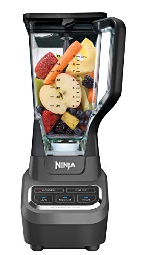 Ninja BL610 Professional Blender with 72oz Pitcher, perfect for family-sized smoothies.