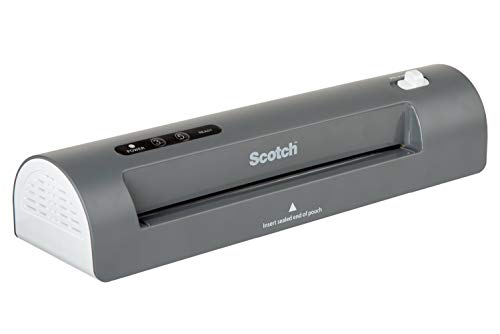 Scotch Thermal Laminator and Pouch Bundle, 2 Roller System, Laminate up to 9" Wide (TL901X) with Scotch Laminating Pouches, 100-Pack (TP3854-100)