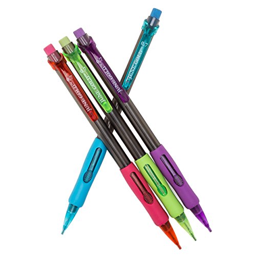 June Gold 72 Mechanical Pencils, 0.7 mm HB #2 Lead, 2 Lead Dispensers/w 220 Refills & 16 Refill Erasers, Break Resistant Lead, Convenient Side Click & Soft Non-Slip Grip