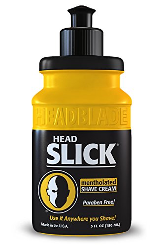 HeadBlade HeadSlick Men's Head & Skull Shaving Cream | No more Nick, Cuts, or Razor Burns | 5 oz (3 Pack)