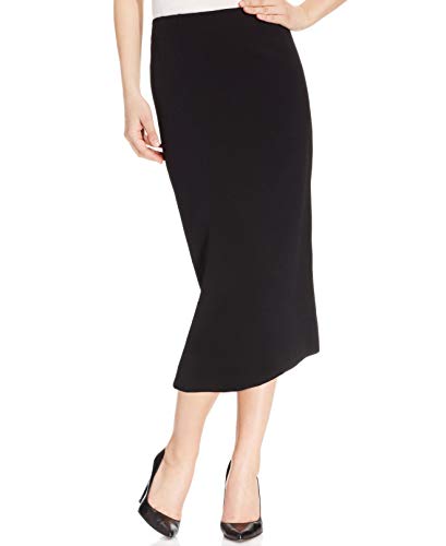 Kasper Women's Stretch Crepe Skimmer Skirt, Black, 8