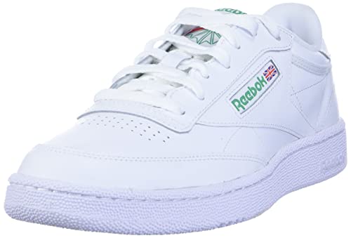 Reebok Classics Men's Club C Sneaker, White/Green, 10