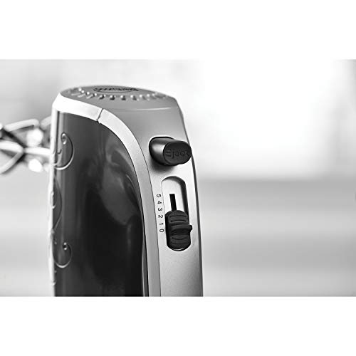 Brentwood Electric Hand Mixer Lightweight 5-Speed, Black