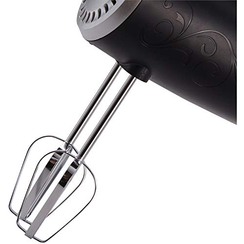 Brentwood Electric Hand Mixer Lightweight 5-Speed, Black
