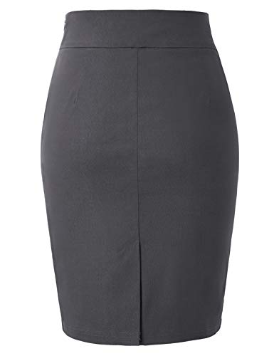 Kate Kasin Fashion Retro High Stretchy Women Pencil Skirt Size L KK276-2