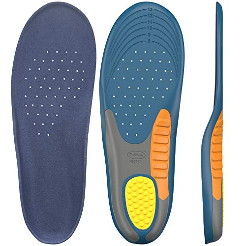 Dr. Scholl's Heavy Duty Support Pain Relief Orthotics, Designed for Men over 200lbs with Technology to Distribute Weight and Absorb Shock with Every Step (for Men's 8-14)