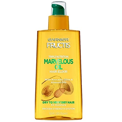 Garnier Hair Care Fructis Triple Nutrition Marvelous Oil Hair Elixir, 5 Ounce