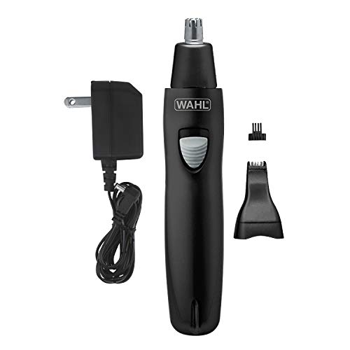 Wahl Deluxe Rechargeable 6-in-1 Detailer with 2 Attachment Heads for Ears, Nose, & Eyebrow Trimming at Home - Model 3023284