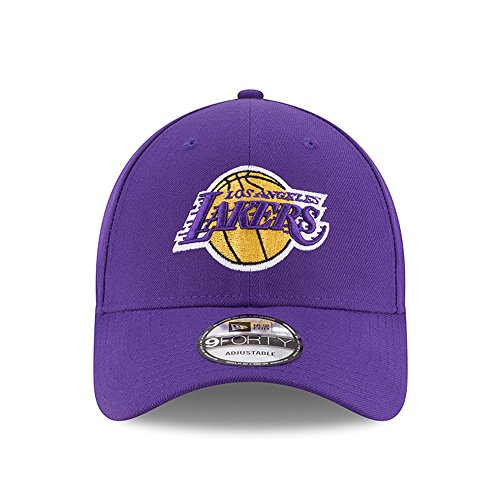 New Era NBA 9FORTY Los Angeles Lakers Hat The League Adult Adjustable Cap Purple