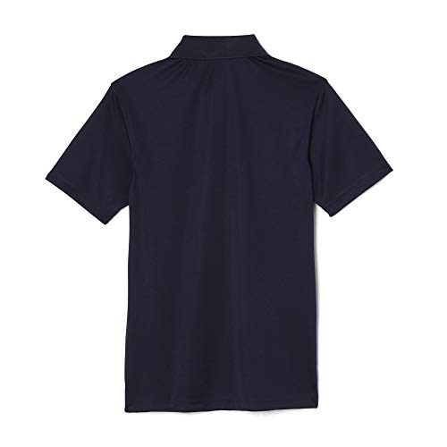 French Toast boys Short Sleeve Moisture Wicking Stretch Sport Polo Shirt, Navy, 4 5 US