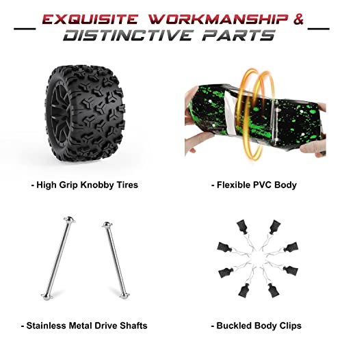 Toy Remote Control, 4X4 Waterproof Off-Road Truck 