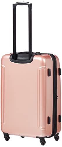 American Tourister Moonlight Hardside Expandable Luggage with Spinner Wheels, Rose Gold, Checked-Large 28-Inch