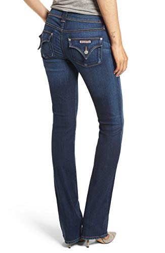 HUDSON Jeans Women's Collin Mid Rise Skinny Jean, with Back Flap Pockets, Corrupt, 24