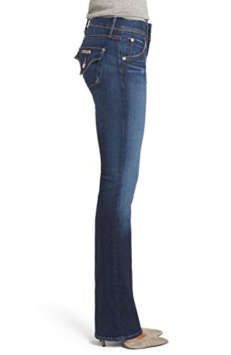 HUDSON Jeans Women's Collin Mid Rise Skinny Jean, with Back Flap Pockets, Corrupt, 24