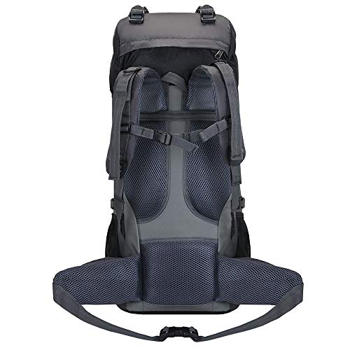 60L Internal Frame Hiking Backpack with Rain Cover,Outdoor Sport Travel Daypack for Climbing Camping Touring