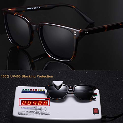 Carfia Polarized Men's Sunglasses UV400 Protection for Driving Fishing Hiking Golf Outdoor Sport Glasses