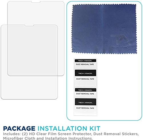 Tech Armor Matte Anti-Glare/Anti-Fingerprint Film Screen Protector Designed for Apple NEW iPad Pro 12.9 Inch 2021, 2020, 2018 2 Pack