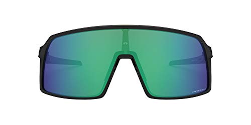 Oakley Men's OO9406 Sutro Rectangular Sunglasses, Black Ink/Prizm Jade, 37 mm