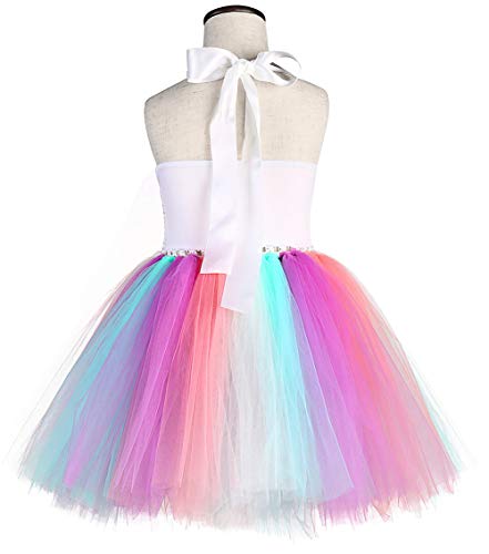 Tutu Dreams Halloween Unicorn Costume for Girls Dress Up Clothes Gifts Fashion Unicorn Dresses Birthday Party Decorations (Sequin Unicorn, 1-2T)