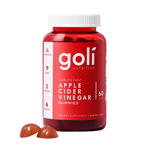 Goli Apple Cider Vinegar Gummy Vitamins - 300 Count - Vitamins B9 & B12, Gelatin-Free, Gluten-Free, Vegan & Non-GMO