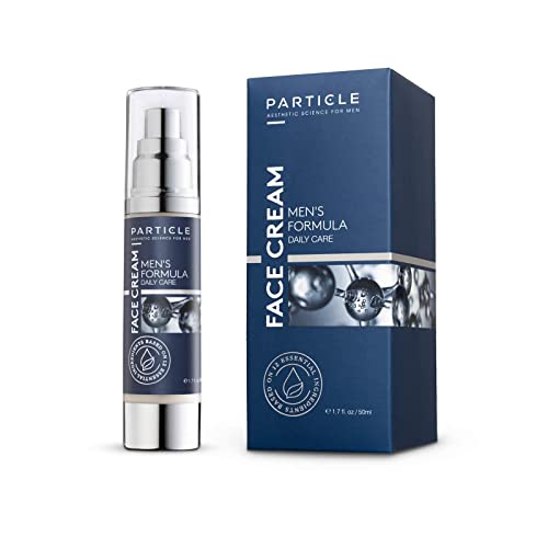 Particle Mens Face Cream - 6 in 1 Mens Face Moisturizer (1.7 Oz) - Eye Bags Treatment & Face Lotion for Men - Mens Anti Aging Cream - Wrinkle & Dark Spots Mens Face Cream