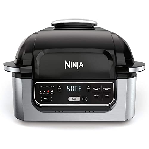 Ninja AG301 Foodi Indoor Grill with Air Fryer Function – 5-in-1 Kitchen Appliance