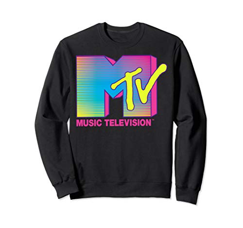 MTV Logo Fluorescent Colors Sweatshirt