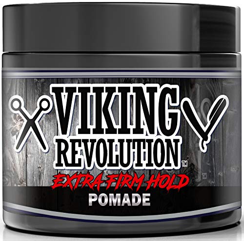 Extreme Hold Pomade for Men – Style & Finish Your Hair - Extra Firm,Strong Hold & High Shine for Men’s Styling Support - Water Based Male Grooming Product is Easy to Wash Out, 4oz