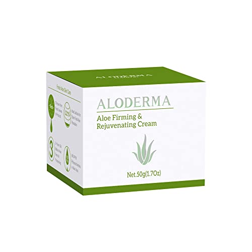 ALODERMA Firming Cream made with 75% Organic Aloe Juice within 12 Hours of Harvest, Reduces Appearance of Fine Lines and Wrinkles 1.7oz (50g)