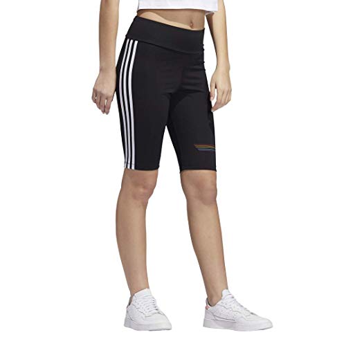 adidas Originals womens Pride Bike Shorts Black XX-Small