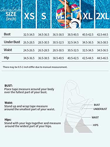 CharmLeaks Sports One Piece Athletic Swimwear Lap Swimsuits Boyshort Bathing Suits Red XL