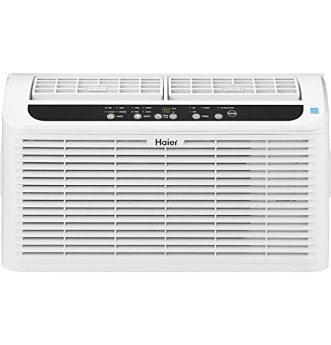 Haier Electronic Window Air Conditioner, 6,200 BTU, Ultra-Quiet, Serenity Series, Easy Install Kit & Remote Included, Minimal Noise, Maximum Cooling, Cools up to 250 Square Feet, 115 Volts