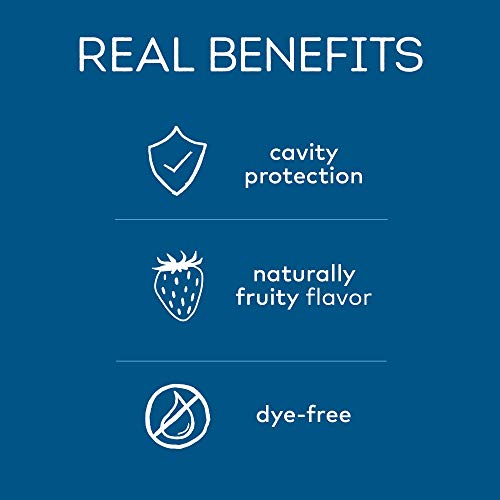 Tom's of Maine ADA Approved Wicked Cool! Fluoride Children's Toothpaste, Natural Toothpaste, Dye Free, No Artificial Preservatives, Mild Mint, 5.1 oz. 3-Pack (Packaging May Vary)