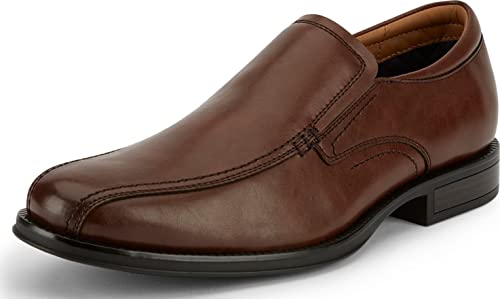 Dockers Mens Greer Dress Run Off Loafer Shoe, Brown, 10.5 M