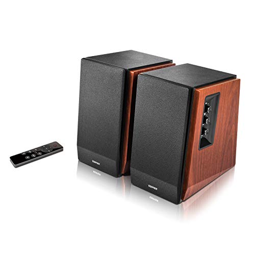 Edifier R1700BTs Active Bluetooth Bookshelf Speakers - 2.0 Wireless Near Field Studio Monitor Speaker - 66w RMS with Subwoofer Line Out