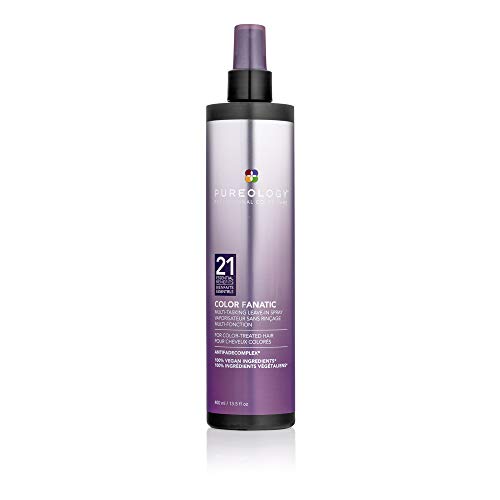 Pureology Color Fanatic Leave-in Conditioner Hair Treatment Detangler Spray | Protects Hair Color From Fading | Heat Protectant | Vegan | 13.5 Fl Oz