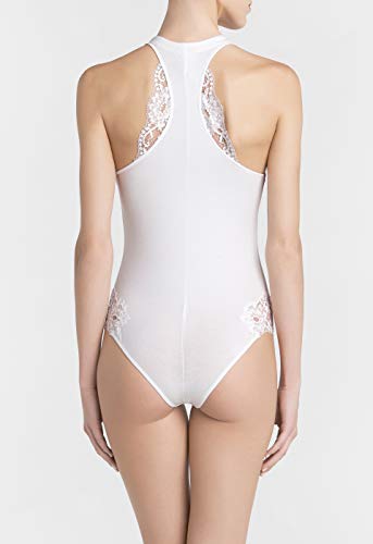 La Perla, Souple Cotton Bodysuit, XS, White