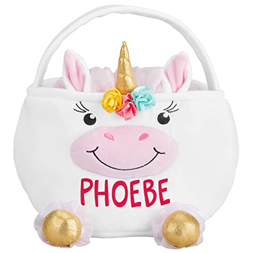 Let's Make Memories Personalized Furry Critter Kids' Easter Basket - Pink Bunny