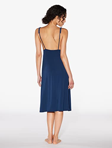 La Perla, Outset Short Nightgown, XS, Dusty Blue/Black