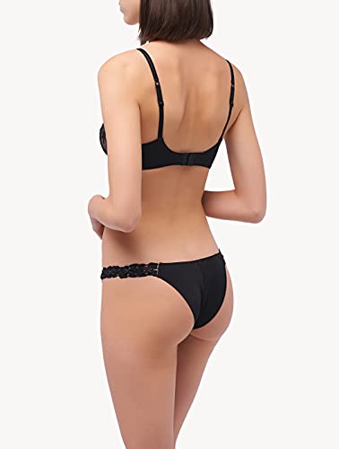 La Perla, Zephyr Brazilian Brief, XS, Black
