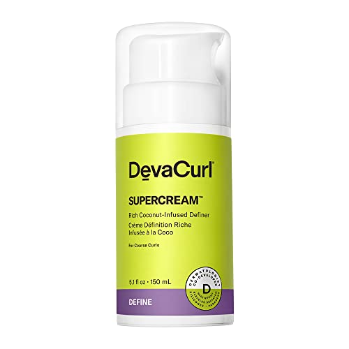 DevaCurl SuperCream™ Rich Coconut-Infused Definer, Warm Coconut, 5.1 fl. oz.