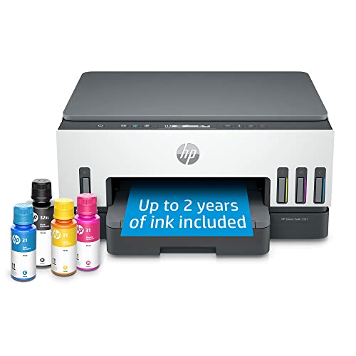 HP Smart Tank 7001 Wireless All-in-One Cartridge-free Ink Tank Printer, up to 2 years of ink included, mobile print, scan, copy (28B49A)