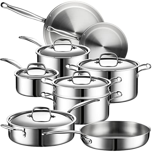Steel Heavy Pots & Pans Set